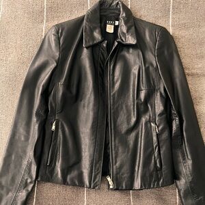 Michael Kors Black Leather Jacket